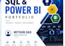 create professional power bi dashboards and sql data analysis